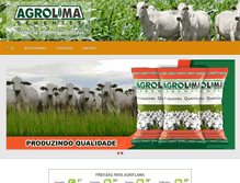 Tablet Screenshot of agrolimasementes.com.br